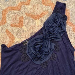 Flower One Shoulder Top